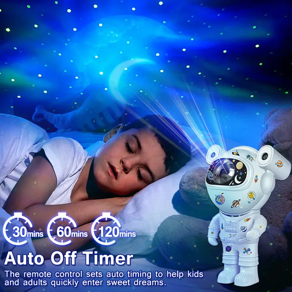 LED Astronaut Galaxy Night Light
