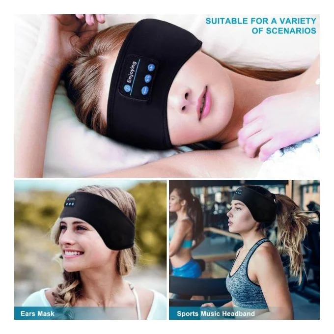 Bandeau De Sommeil/sport Sans Fil-Bluetooth Headband -Casque de sommeil Portable