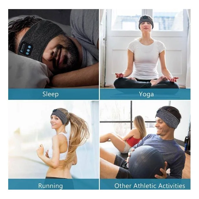 Bandeau De Sommeil/sport Sans Fil-Bluetooth Headband -Casque de sommeil Portable