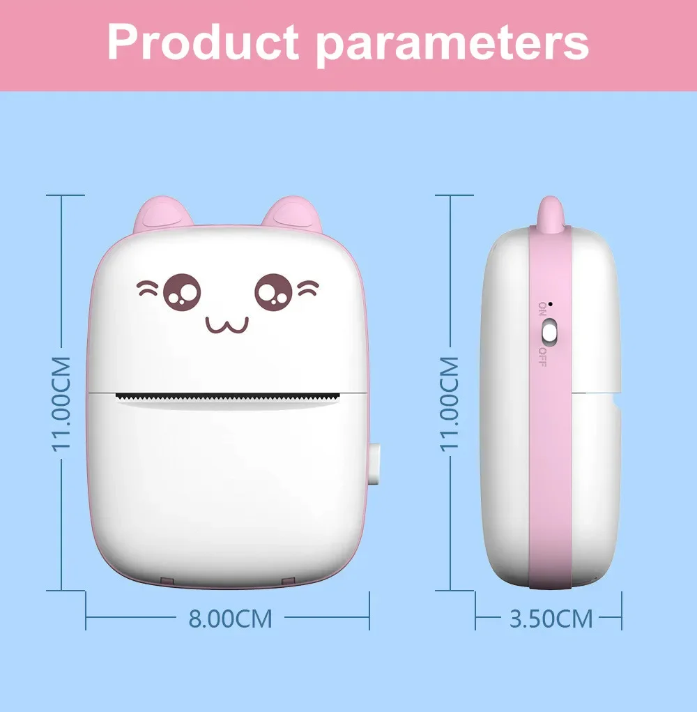 mini printer طابعة محمولة