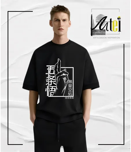 T-shirt " jujutsu kaisen " Over Size ref 0046