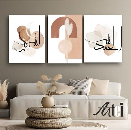 Serie de 3 tableaux en toile ref tab0003