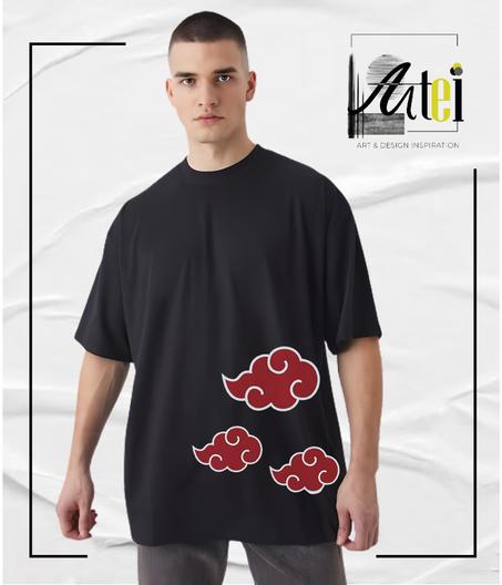 T-shirt " Akatsuki symbol" Over Size ref 0013