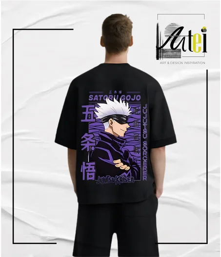 T-shirt " jujutsu kaisen " Over Size ref 0047