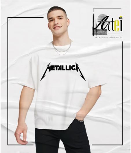 T-shirt " Metacllica  " Over Size ref 0027