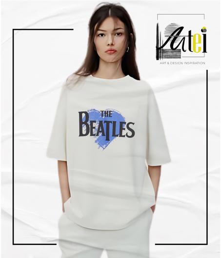 T-shirt " The Beatles  " Over Size ref 0085