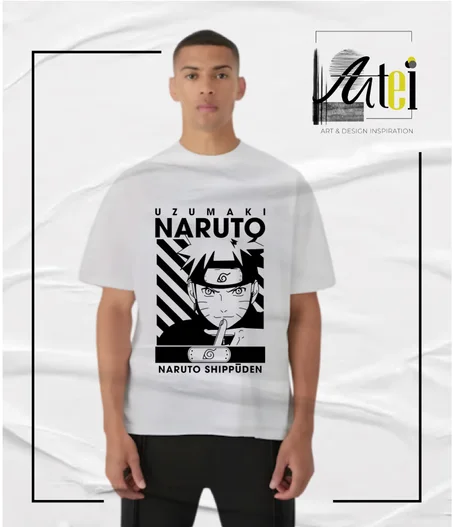 T-shirt " Naruto" Over Size ref 0056