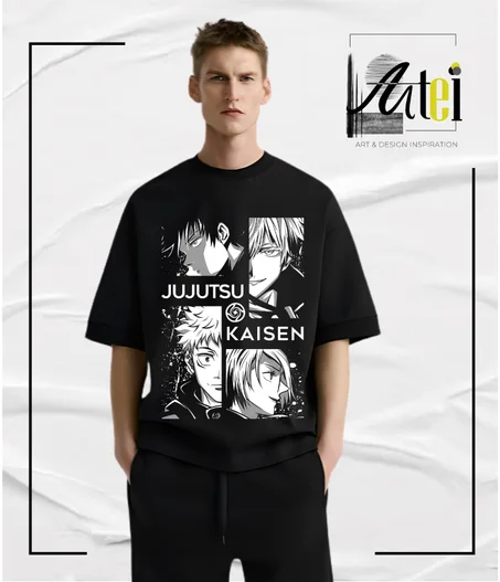 T-shirt " jujutsu kaisen " Over Size ref 0050