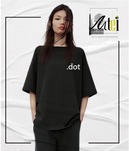 T-shirt " dot " Over Size ref 0102