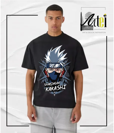 T-shirt " Naruto " Over Size ref 0034
