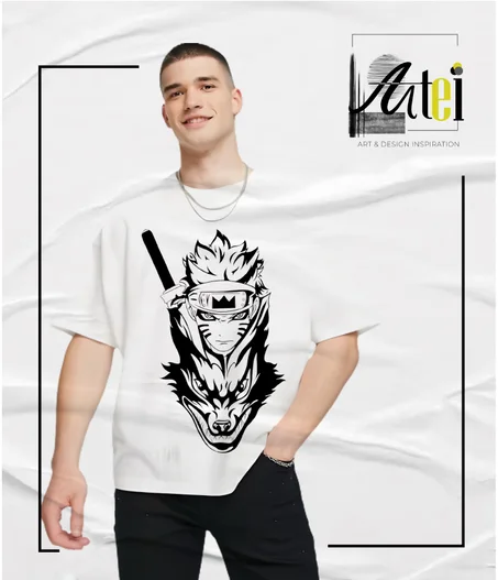 T-shirt " Naruto " Over Size ref 0031