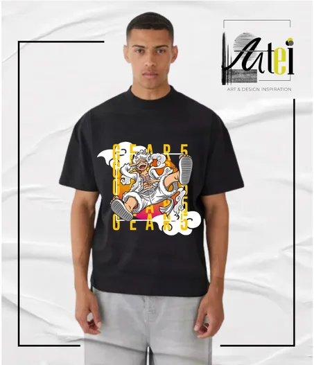 T-shirt " Luffy " Over Size ref 0039