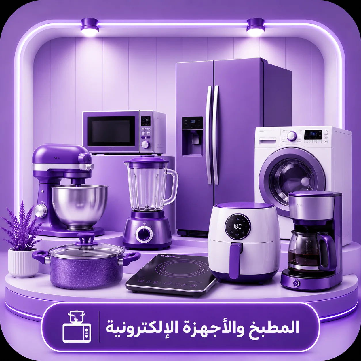 المطبخ و الاجهزة  الالكترونية
