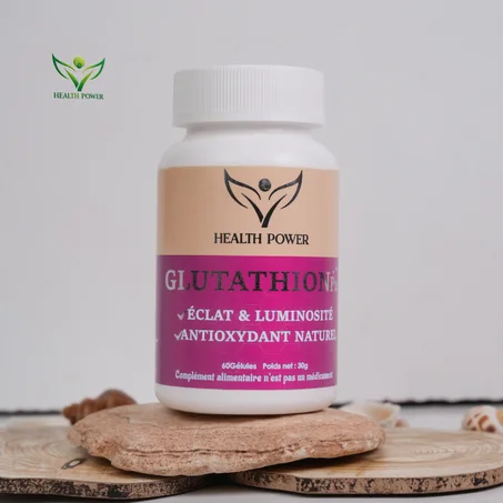 مكمل غذائي غلوتاثيون 500 ملغ HealthPower