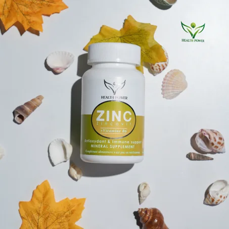 مكمل الزنك HealthPower | دعم المناعة وصحة البشرة والشعر 💊🛡️✨