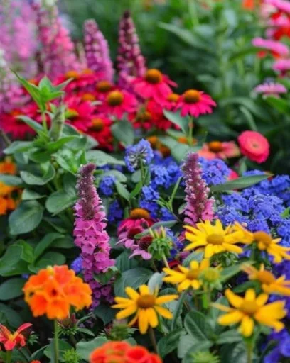 بذور الزهور المتنوعة