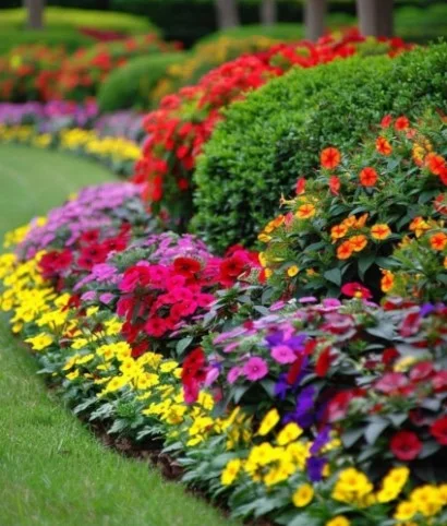 بذور الزهور المتنوعة