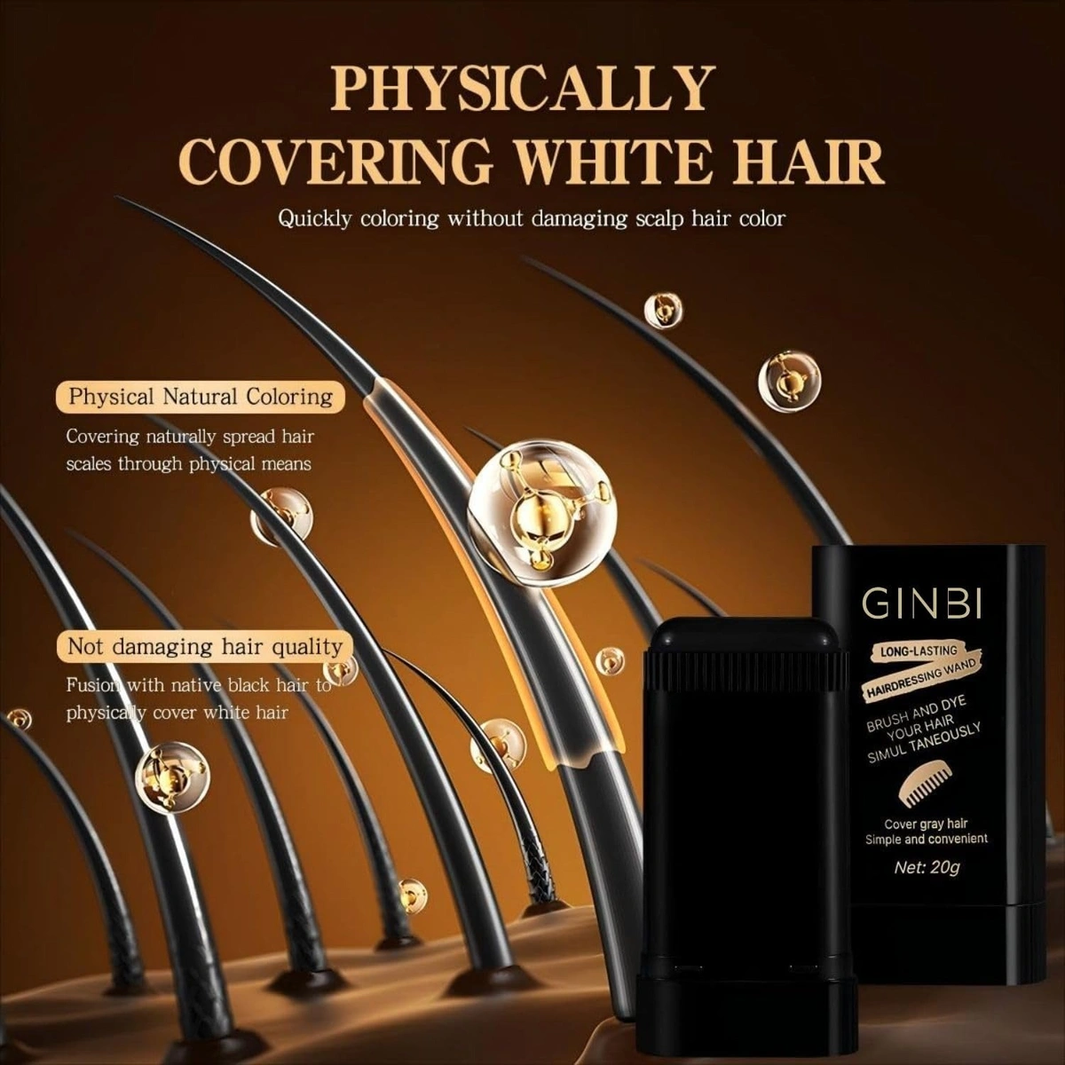 White Hair Concealer Stick (TK)