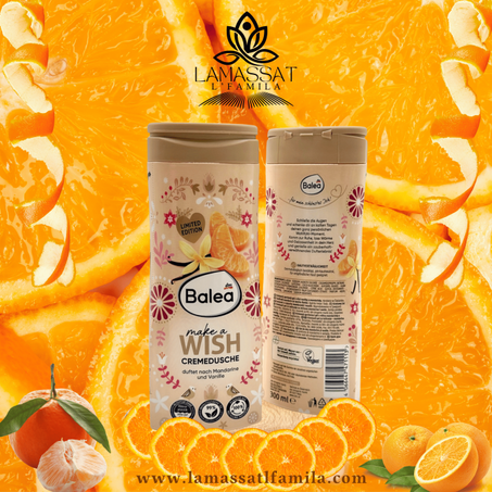 bain douche balea mandarin und vanille