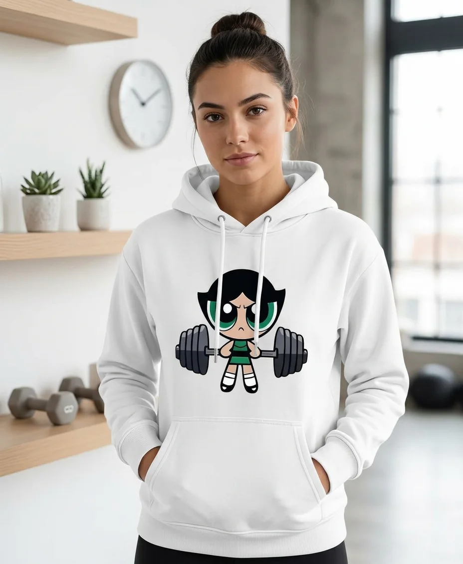 Hoodie Oversize Unisex - Power puff Girl