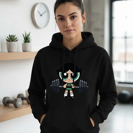 Hoodie Oversize Unisex - Power puff Girl