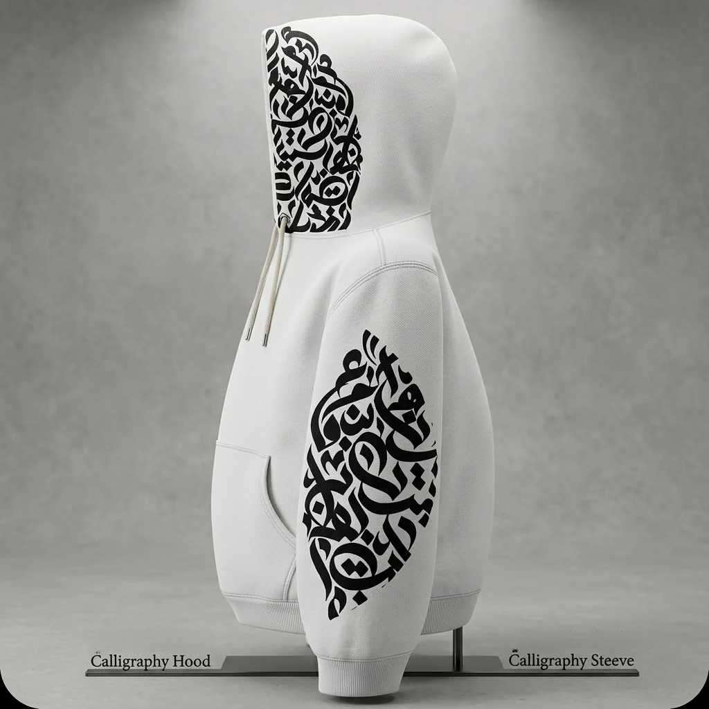 Hoodie Oversize Unisex - Arabic Designe