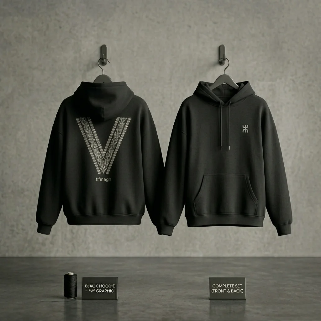 Hoodie Oversize Unisex - Tifinagh