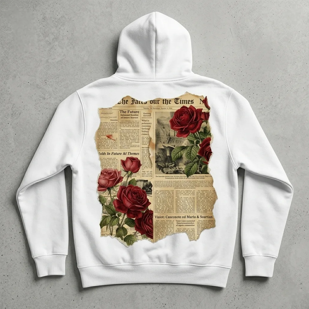 Hoodie Oversize Unisex - flower