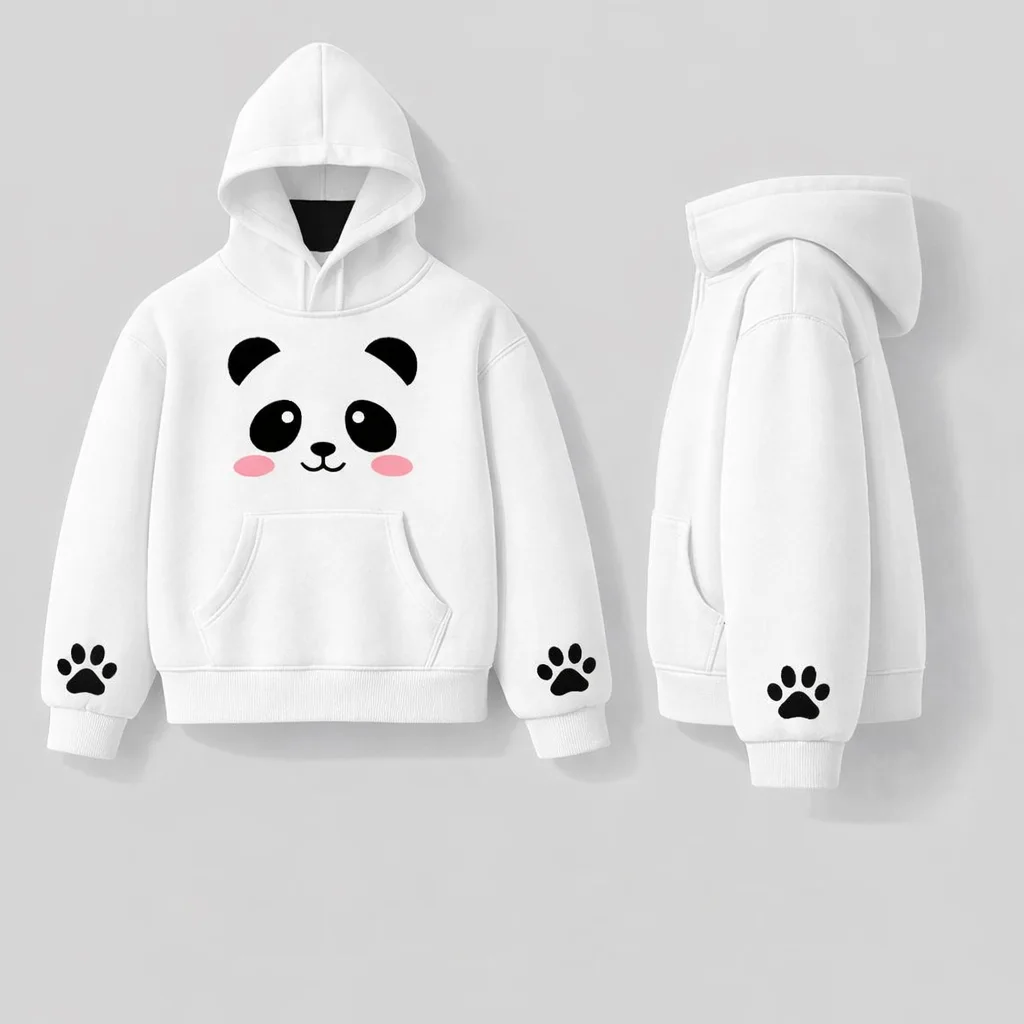 Hoodie Oversize  - cute panda