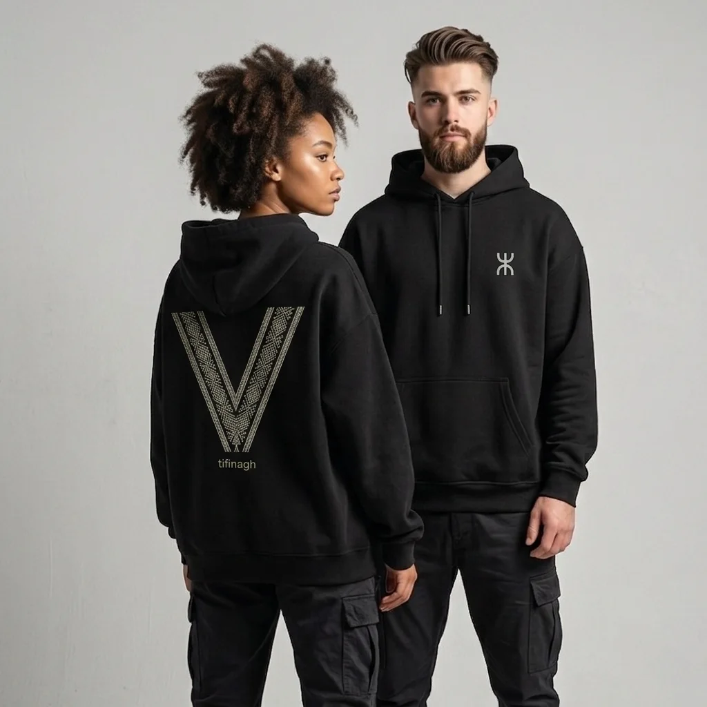Hoodie Oversize Unisex - Tifinagh