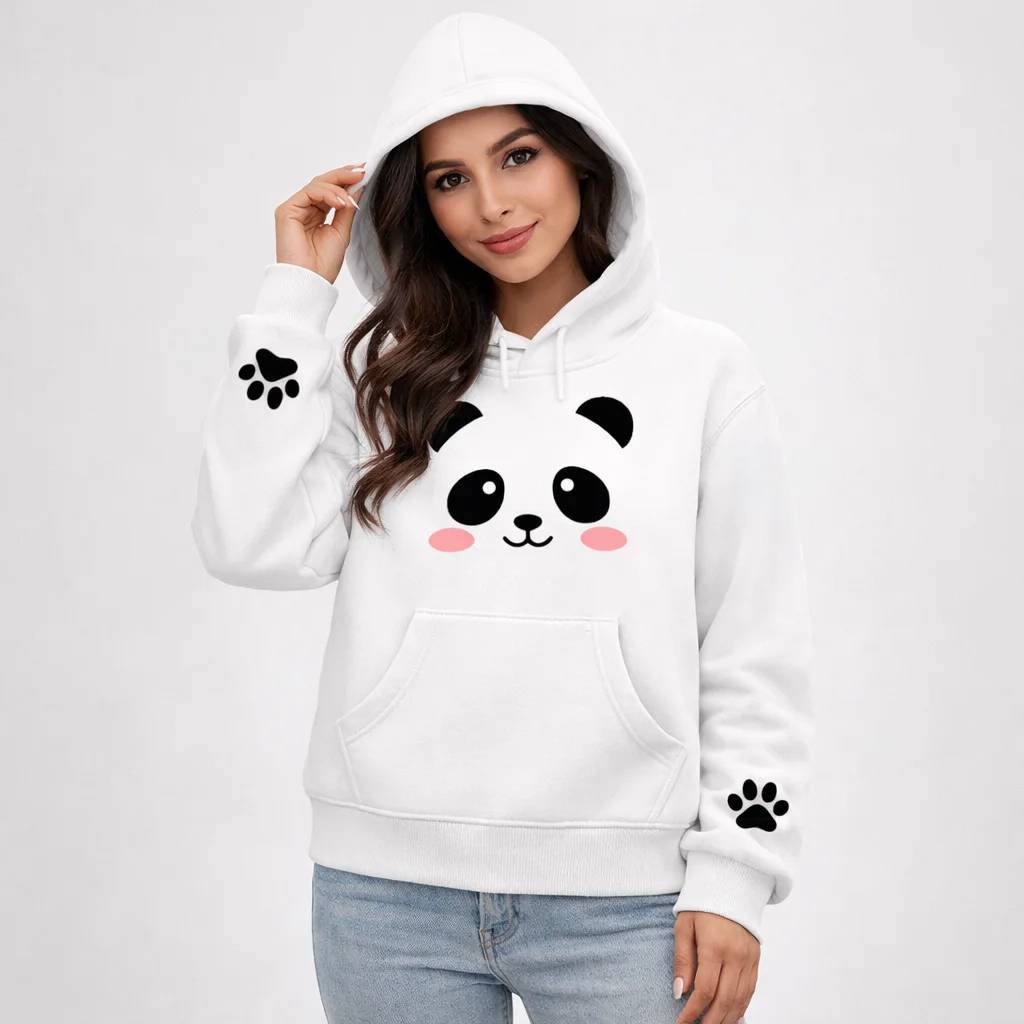 Hoodie Oversize  - cute panda