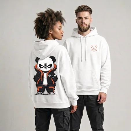 Hoodie Oversize Unisex - Panda