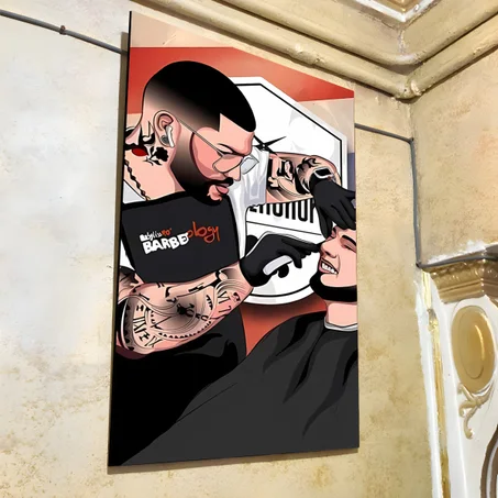 لوحات من الفوركس لصالون الحلاقة BARBER20