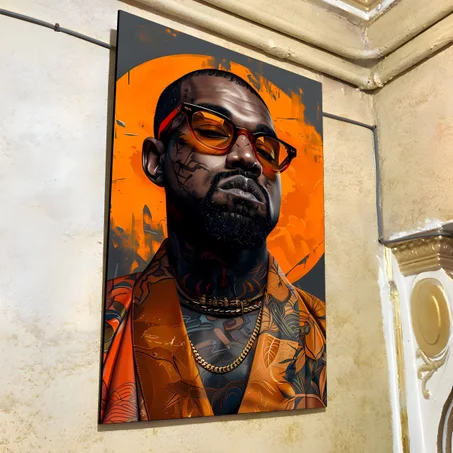 كادر من الفوركس لشخصية KANYE WEST