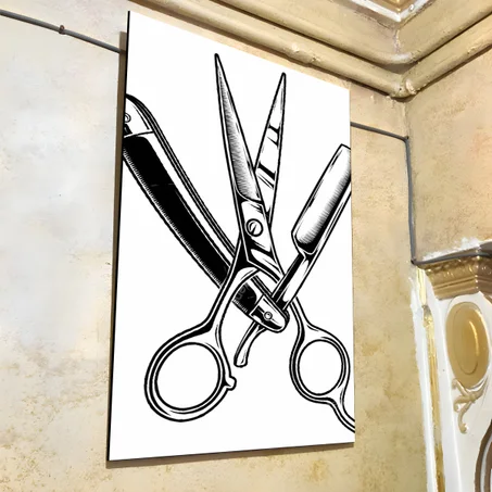 لوحات من الفوركس لصالون الحلاقة BARBER48