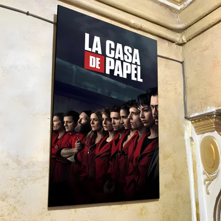 كادر من الفوركس لشخصية la casa de papel