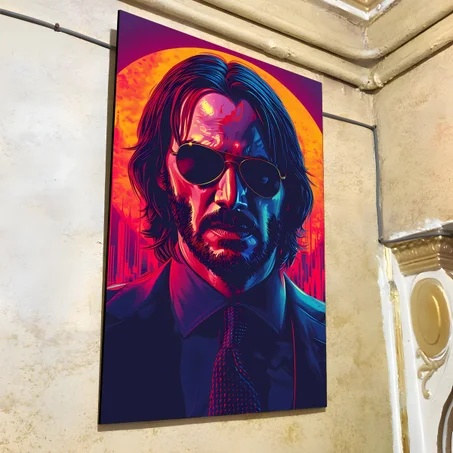 كادر من الفوركس المطبوع لشخصية JHON WICK 3