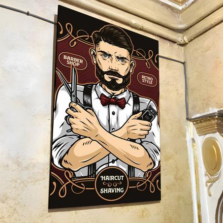 لوحات من الفوركس لصالون الحلاقة BARBER9