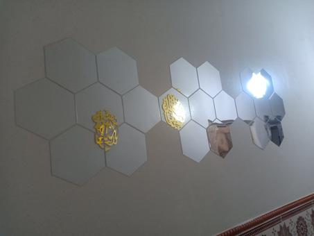 مرآة الزينة الاوروبية للديكور الجميل الغير قابلة للإنكسار  + الدفع عند الاستلام