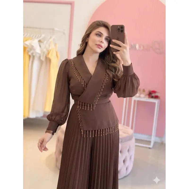 jumpsuit Crystal✨الفخامة البرجوازية