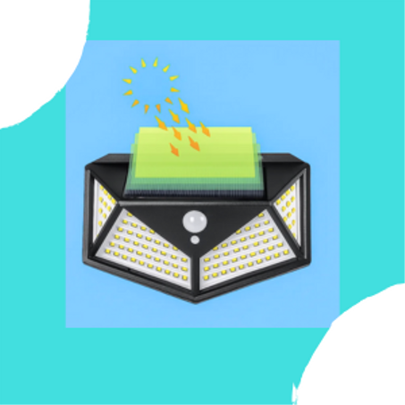 مصباح حائط يعمل بالطاقة الشمسية