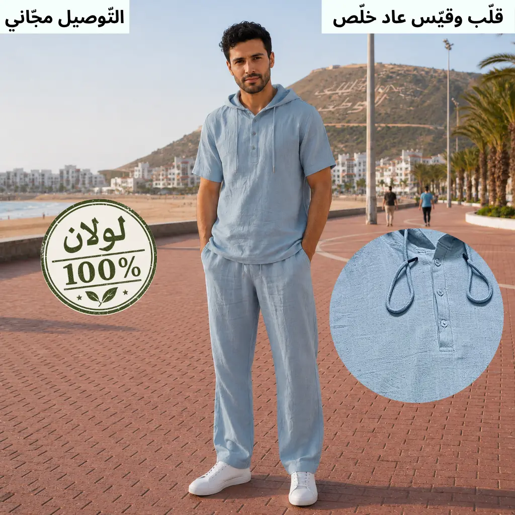 طقم لولان قطني 100% (REF:ORLINO8)