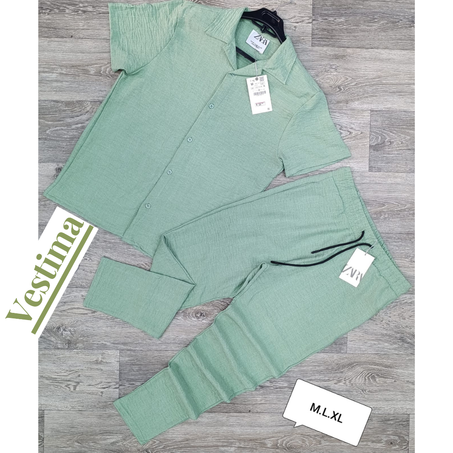 ENSEMBLE CHEMISE PANTALON (LE LIN)