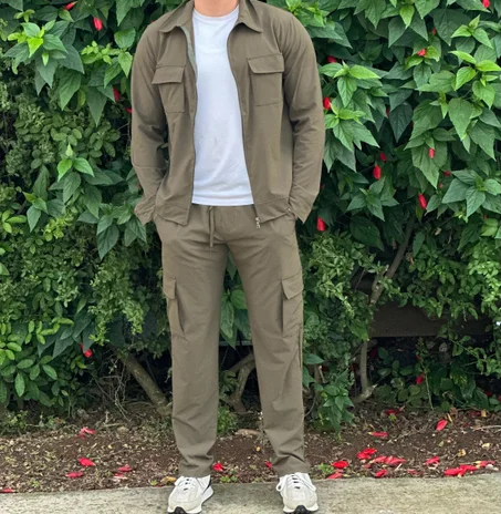 طقم قميص بأكمام وسروال « Ref :MAVIX »