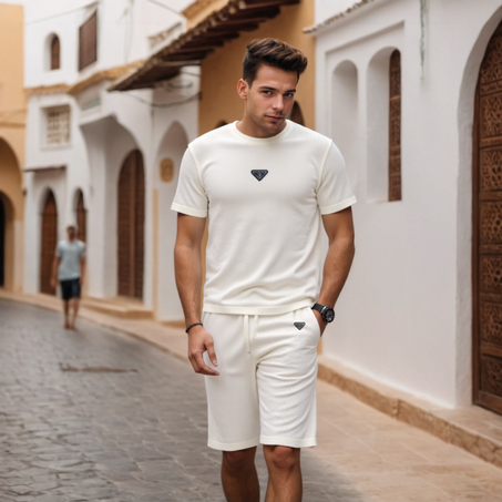 طقم قطني مريح   (2 أطقم ب 349 درهم فقط)