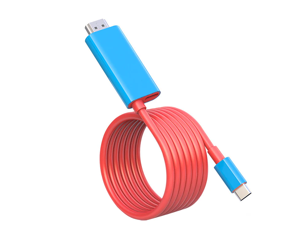 Câble Type-C pour Afficher Téléphone sur TV (4K + Charge)