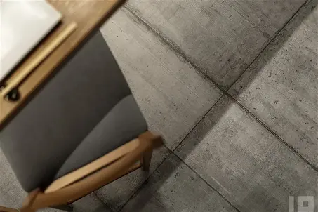 Concrete look floor tiles