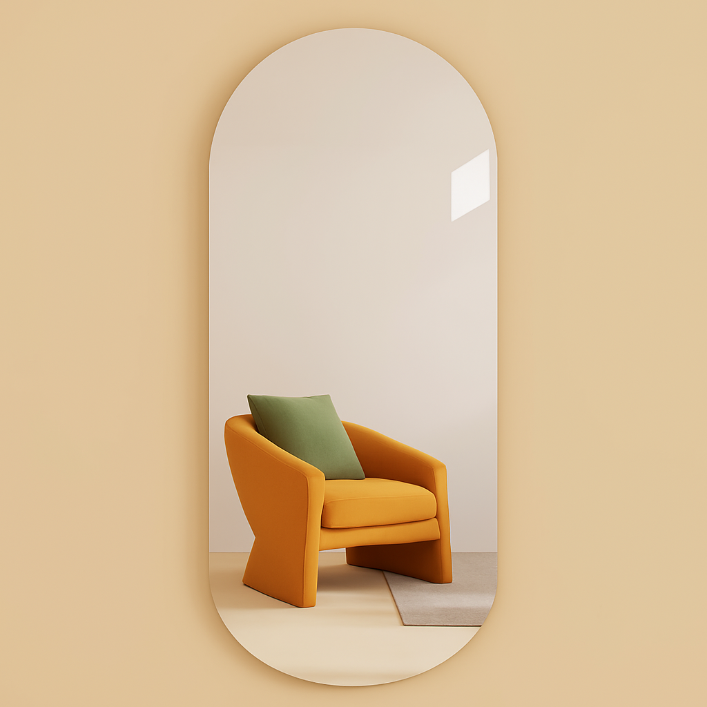 مرآة لاصقة عملية وأنيقة