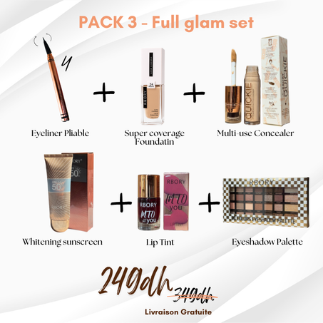 PACK 3 - Full glam set
