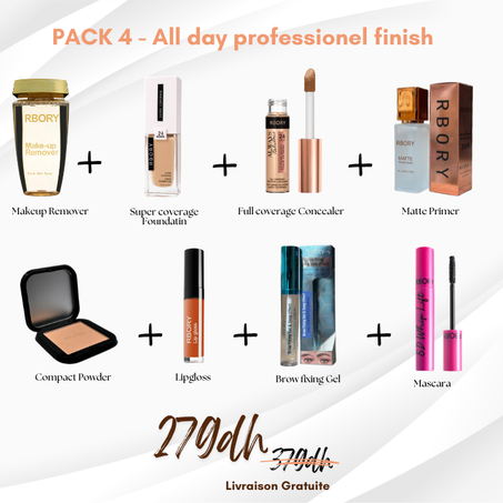 PACK 4 - All day professionel finish